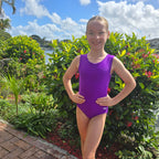Element Sleeveless Leotard Purple