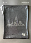 RS Gymwear Australia. Black Grip Bag. 3 Gymnasts Black.