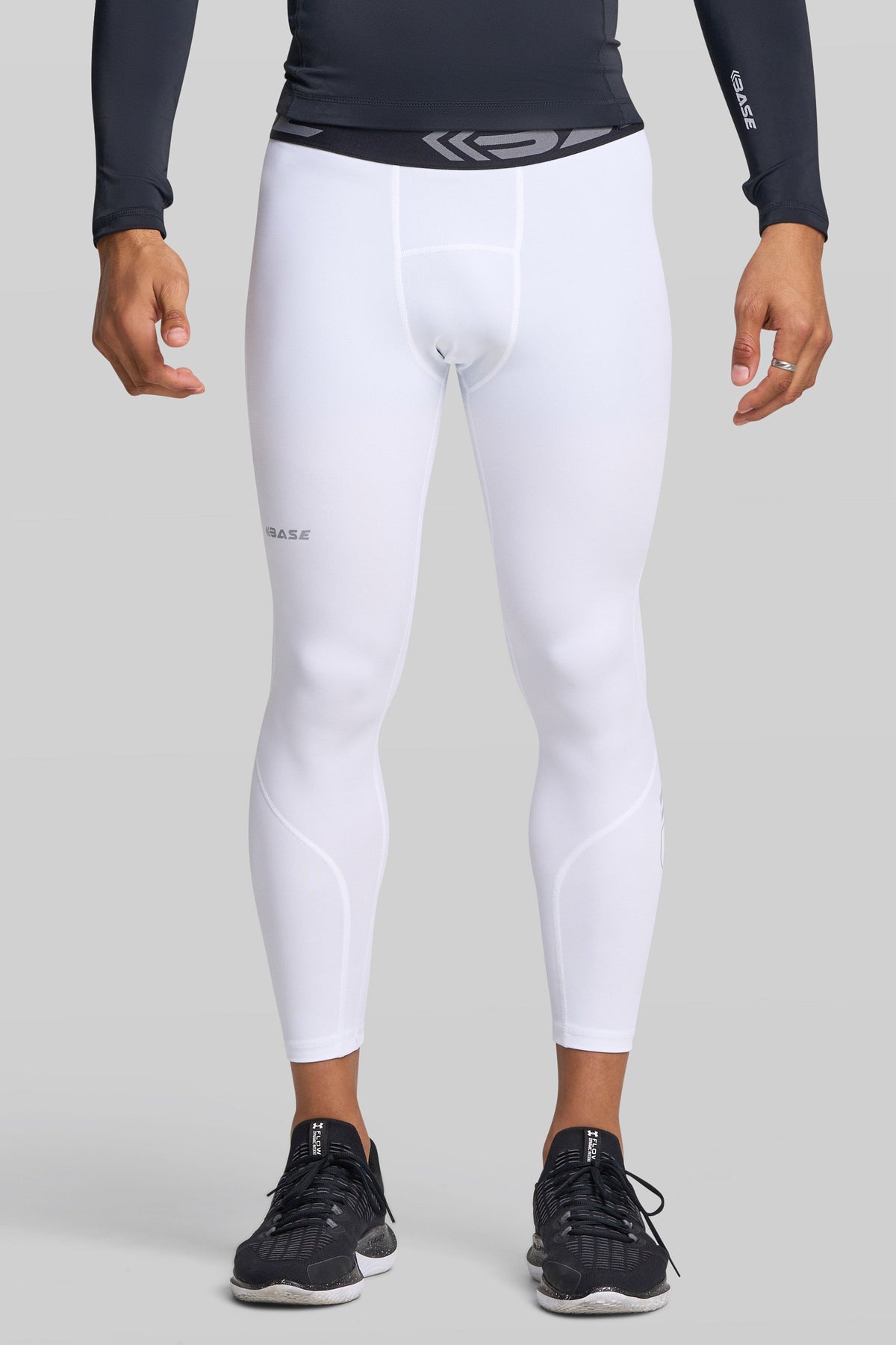 BASE Men's Performance Tights - White