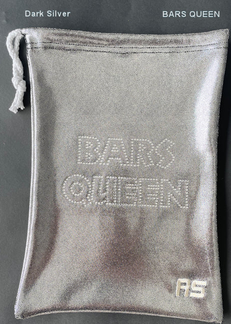 RS Gymwear Australia. Dark Silver Bars Queen Grip Bag. Dark Silver Bag.