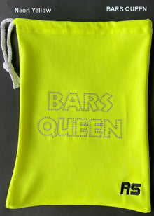  RS Gymwear Australia. Neon Yellow Bars Queen Grip Bag. Neon Yellow Bag.