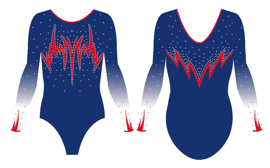 Blaze Aurora Long-Sleeve Leotard