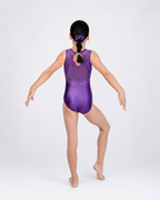Cascade Purple Sleeveless Leotard