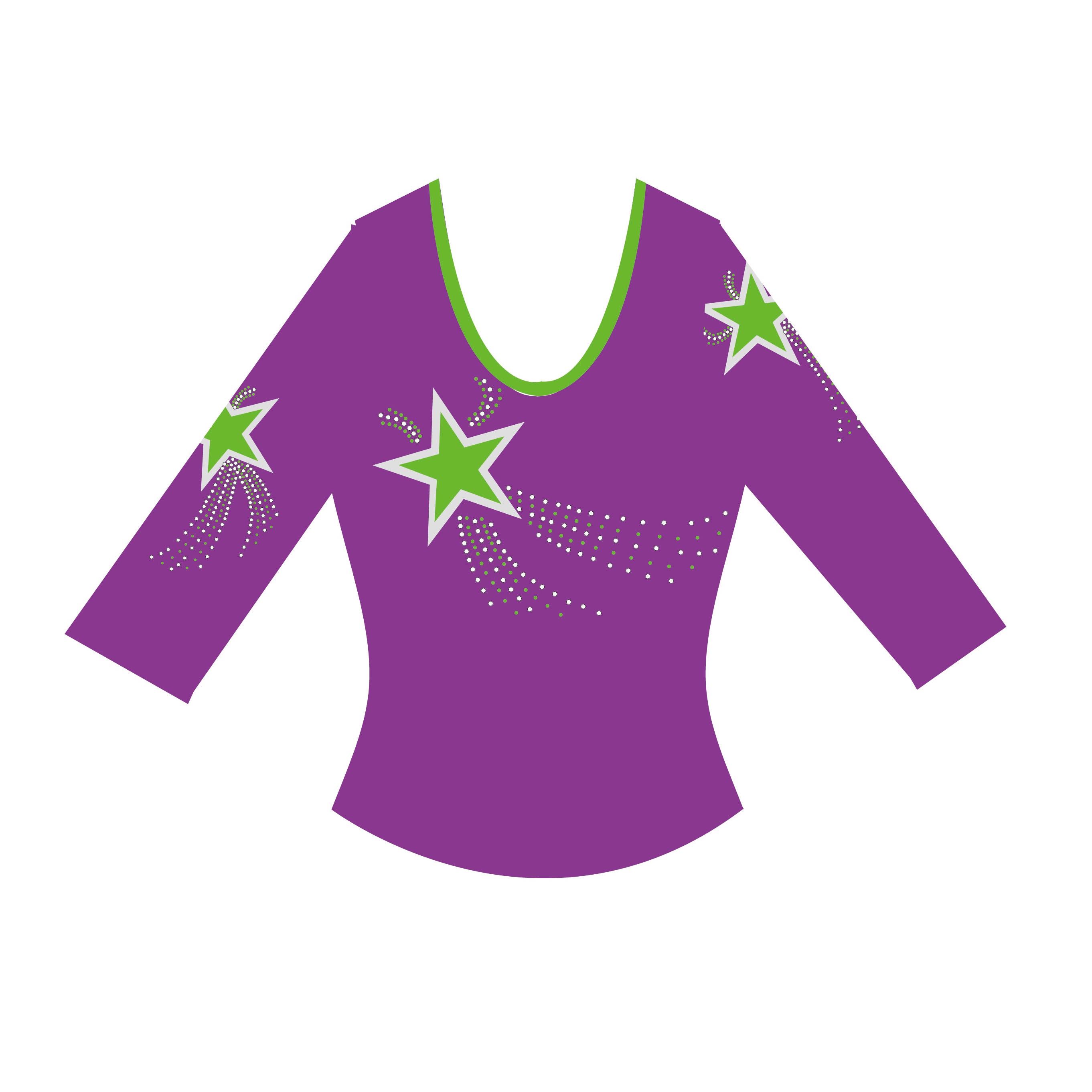 Claremont Emeralds Custom long-sleeve Top