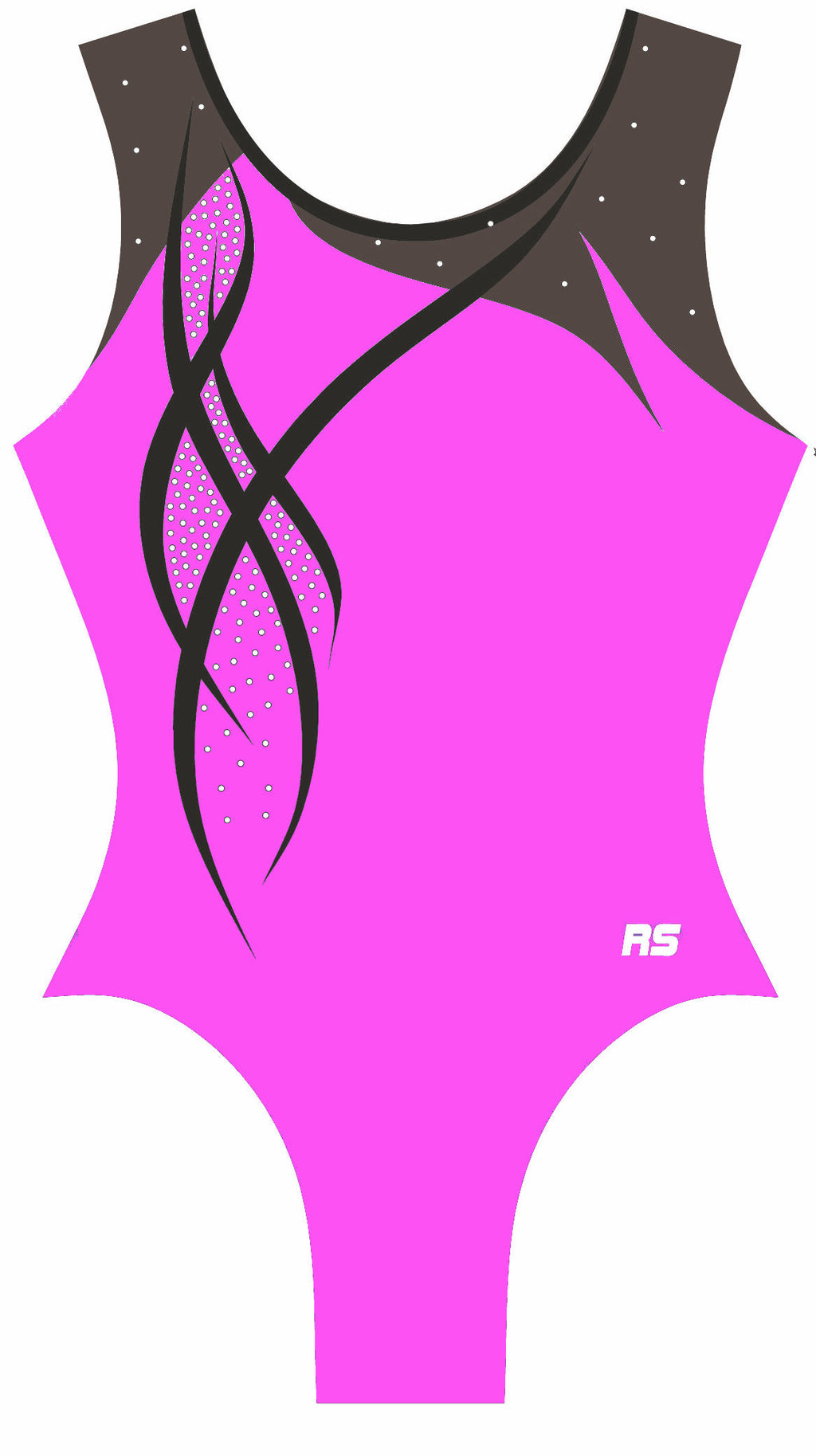 Diamond Gymnastics Pink Training Leotard