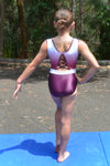 RSG-614 "Isla" Blackberry Sleeveless Leotard