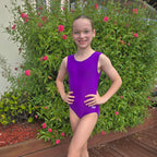Plain Element Lycra Leotard for Girl Gymnasts