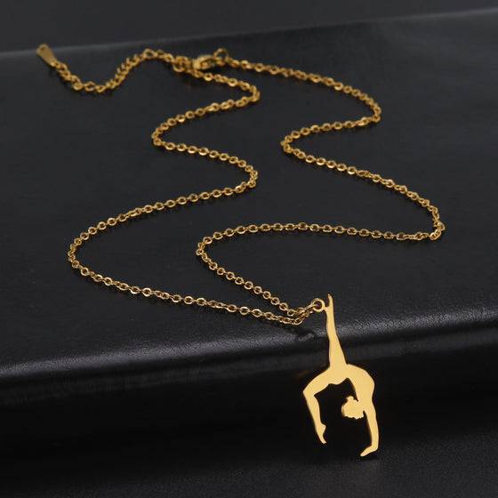 Gymnastics Necklace - Gold