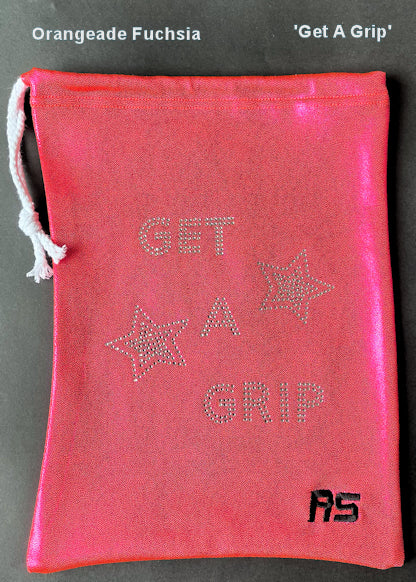 RS Gymwear Australia. Get A Grip Orangeade Fuchsia Grip Bag. Coral Grip Bag.