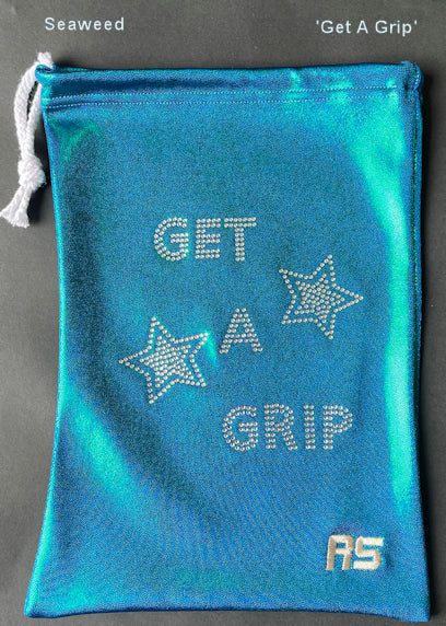 RS Gymwear Australia. Get A Grip Seaweed Grip Bag. PacBlue Kelly Grip Bag.