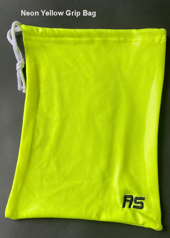 RS Gymwear Australia. Neon Yellow Grip Bag.