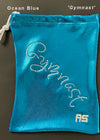 RS Gymwear Australia. Gymnast Grip Bag. Ocean Blue Gymnast (cursive).