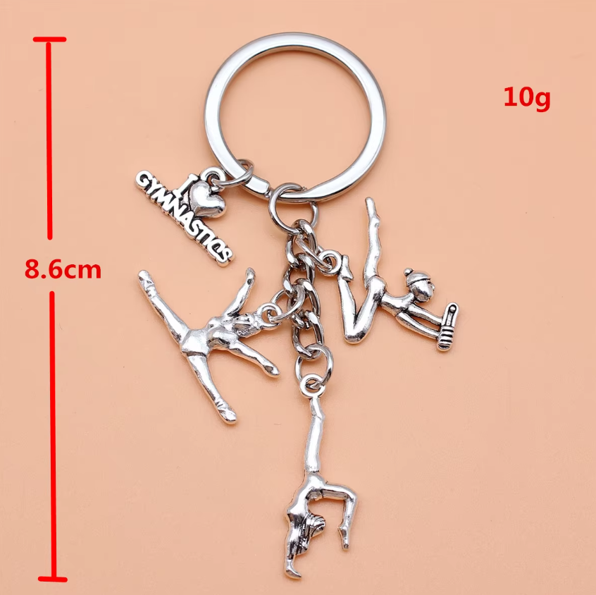 Gymnastics Key Ring
