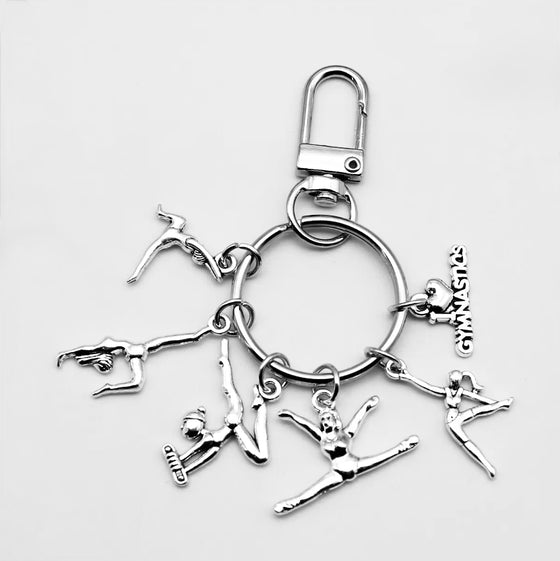 Gymnastics Key Ring