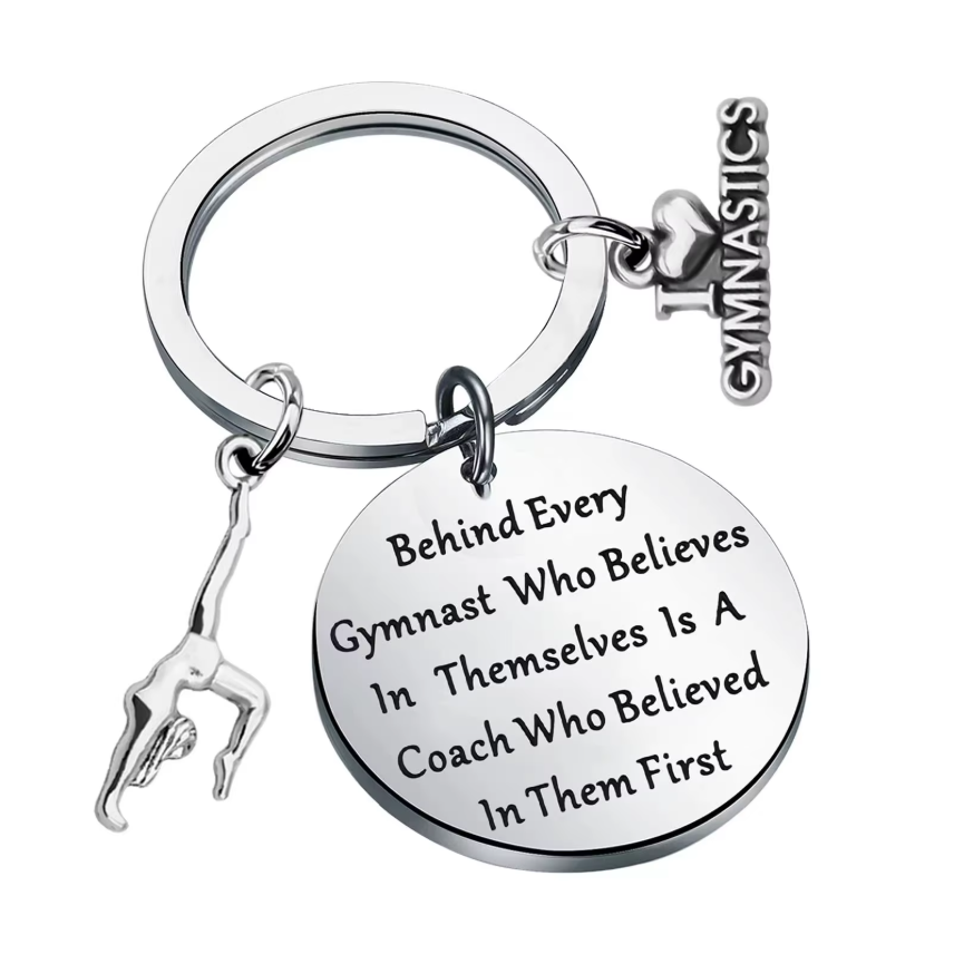 Gymnastics Key Ring