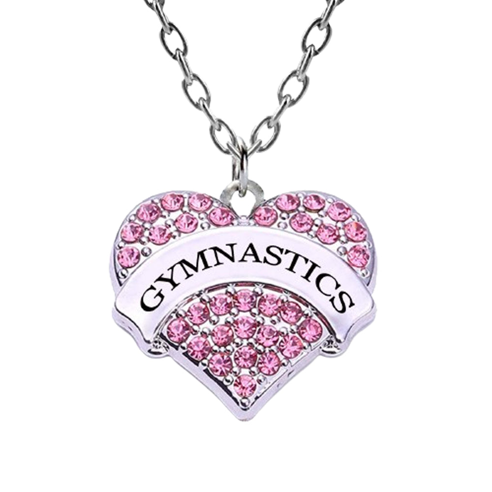 Gymnastics Necklace - Rhinestones