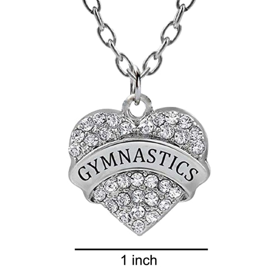 Gymnastics Necklace - Rhinestones