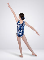 Navy Camo Sleeveless Leotard