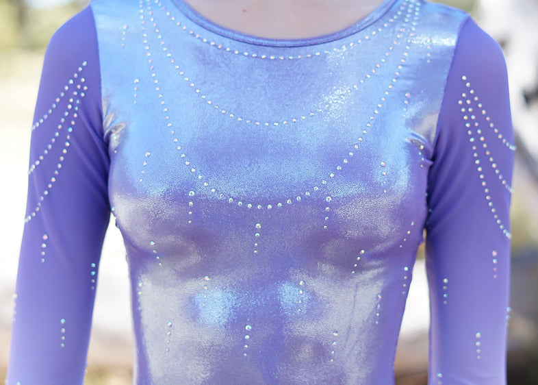 RSG-264 Katelyn Bewitched. RS Gymwear Australia. Lilac leotard. 