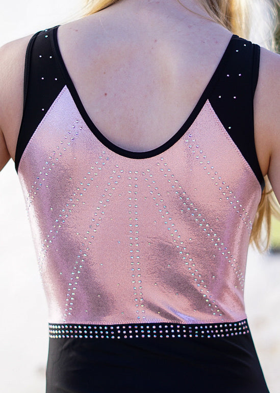 RSG-668 Amy Baby Pink. RS Gymwear Australia. Pink leotard.