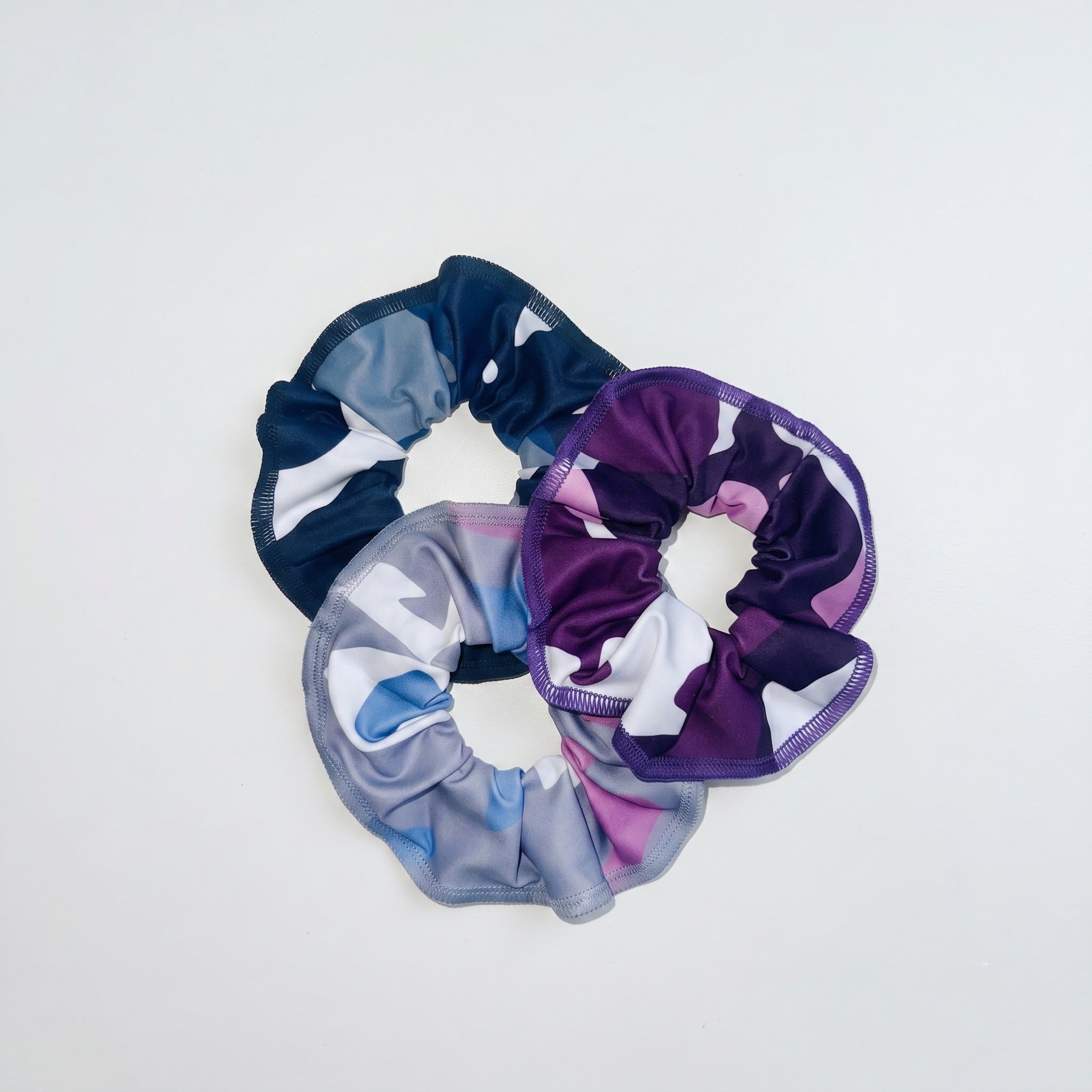 Scrunchie Bundle — Camo Squad Brights