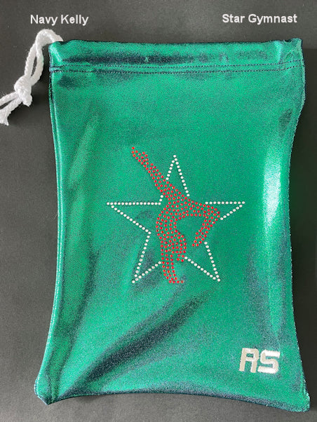 RS Gymwear Australia. Star Gymnast Grip Bag. Navy Kelly Star Gymnast.