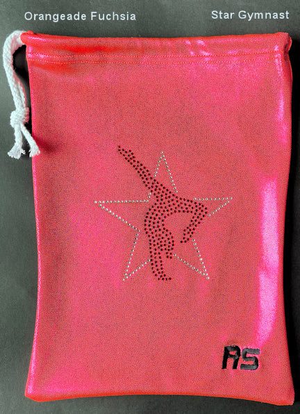 RS Gymwear Australia. Star Gymnast Grip Bag. Orangeade Fuchsia Star Gymnast. Coral Star Gymnast