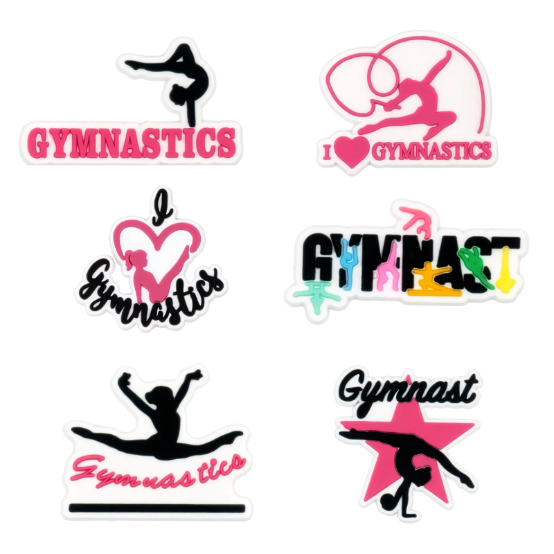 Gymnastics Shoe Charms