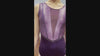 RSG-658 Sienna Royal sleeveless leotard. RS Gymwear Australia. Purple dance leotard. Video of sparkles