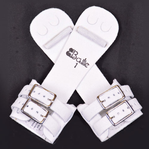 RS Gymwear Australia. Bailie Gymnastics Dowel Grips 302DB girls/womens. Buckle grips.