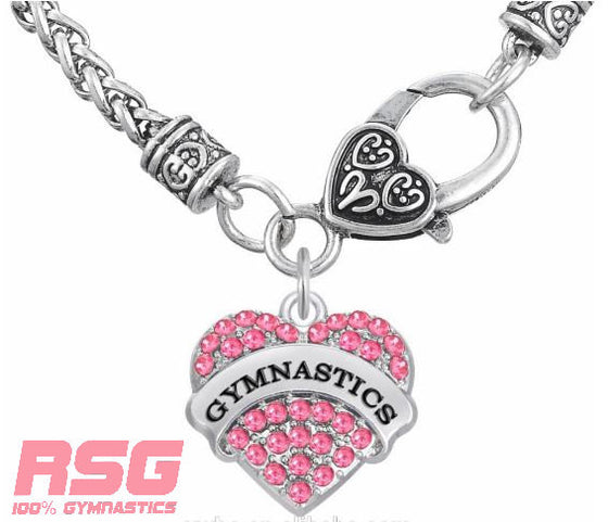 RSG Gymnast Necklace - RS Gymwear Australia - Pink