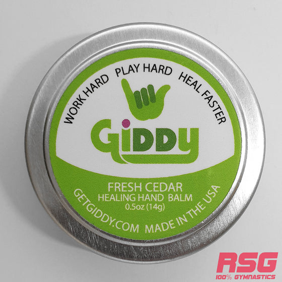 RS Gymwear Australia. Fresh Cedar Giddy Balm Australia.  Cedar Mint Giddy.