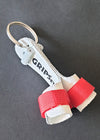 RS Gymwear Australia. Grips Etc KeyRing. Red Grips Key Ring. Red Key Ring.