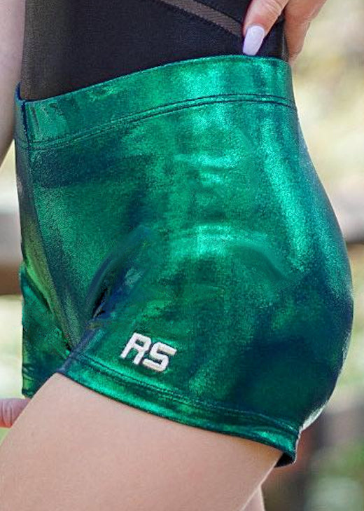 RSG-071, Navy Kelly Mystique shorts. RS Gymwear Australia