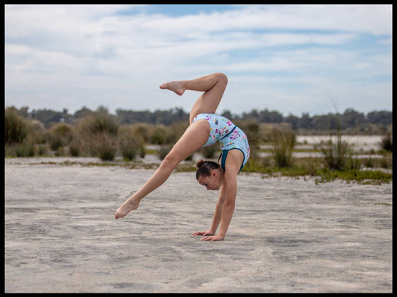 RS Gymwear Australia. RSG-479 Hannah Leotard. Dance Leotard. Gymnastics Leotard.