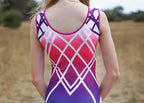 RSG-653 Izzy Delight. RS Gymwear Australia. Pink Purple Ombre Leotard.