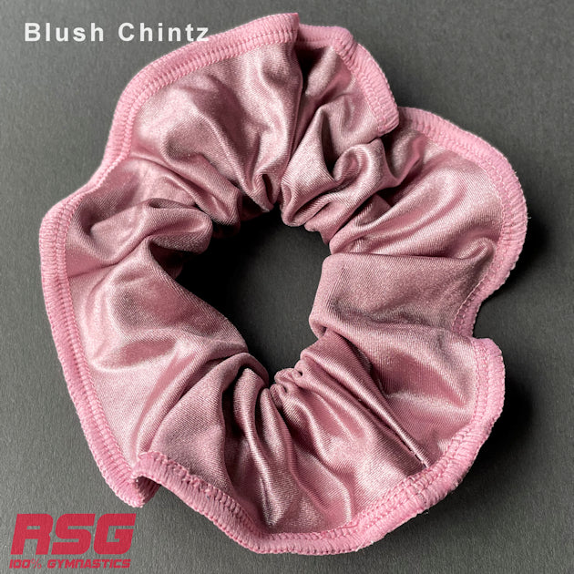 Scrunchies Australia. RS Gymwear Australia. Blush Chintz scrunchie