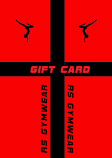  RS Gymwear Australia. Gift Voucher. Gift Card.